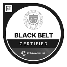 Six Sigma Black Belt Certificate